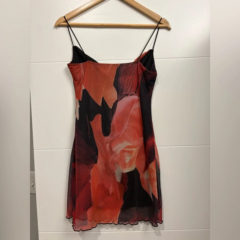 Sugar Mini Dress - Red Multi - Picture 6 of 7